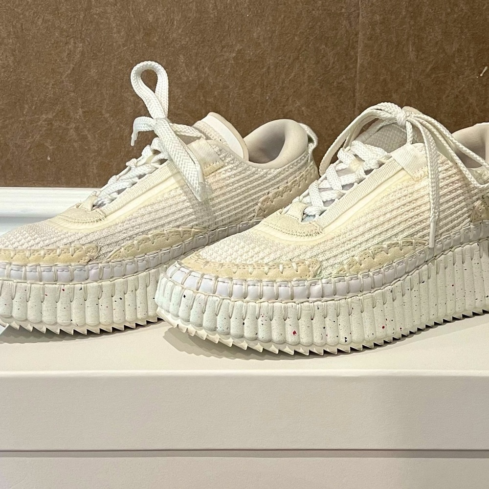 Chloe women’s shoe! Worn twice in great condition! Retail value $900 color white